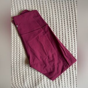 Lululemon Athletica Burgundy Leggings